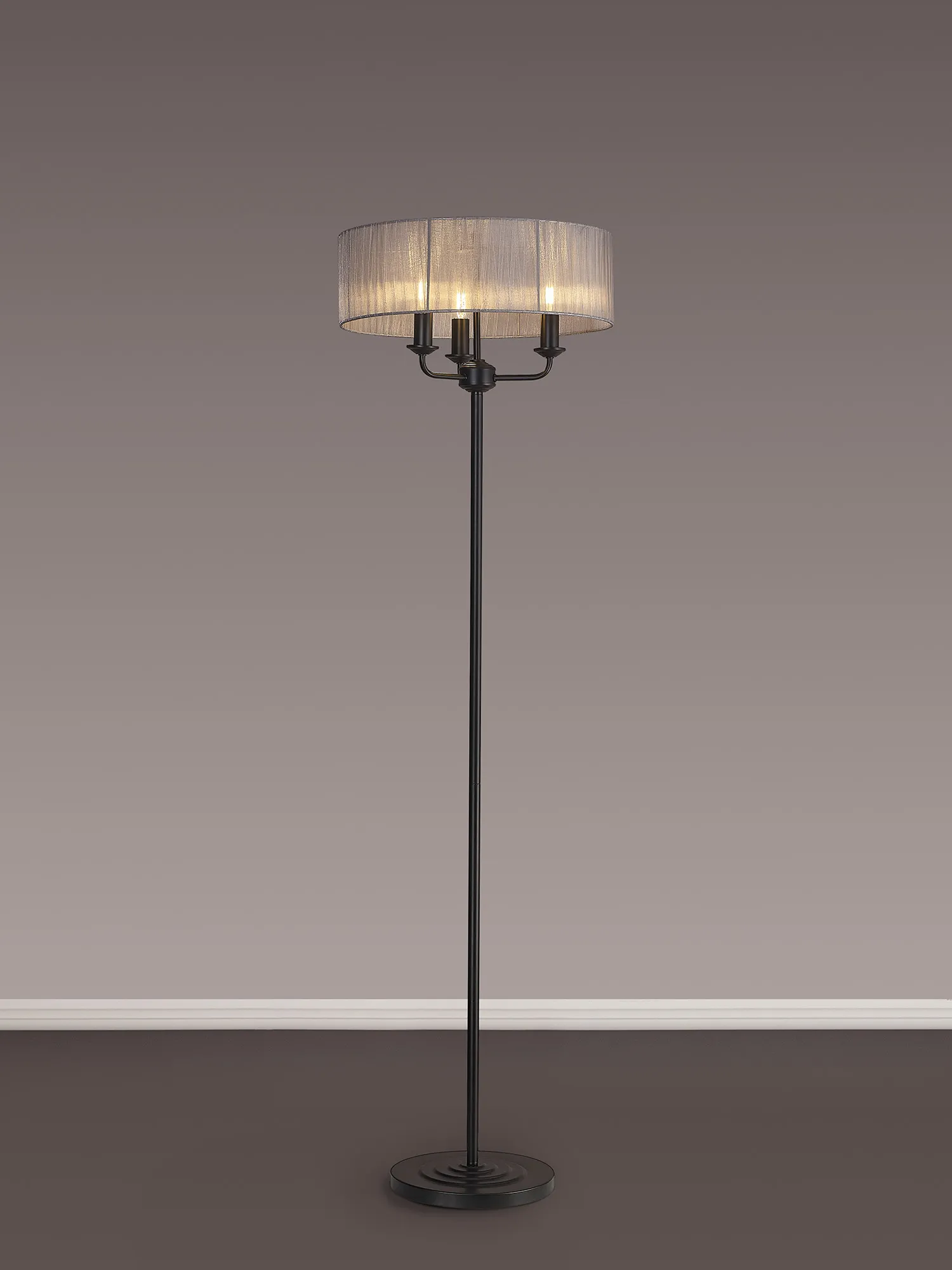 Banyan MB GR Floor Lamps Deco Shaded Floor Lamps